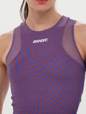 Bandit | Stamina™ Lyra Race Crop - Deep Peri Blue with Rust – Machina Libera